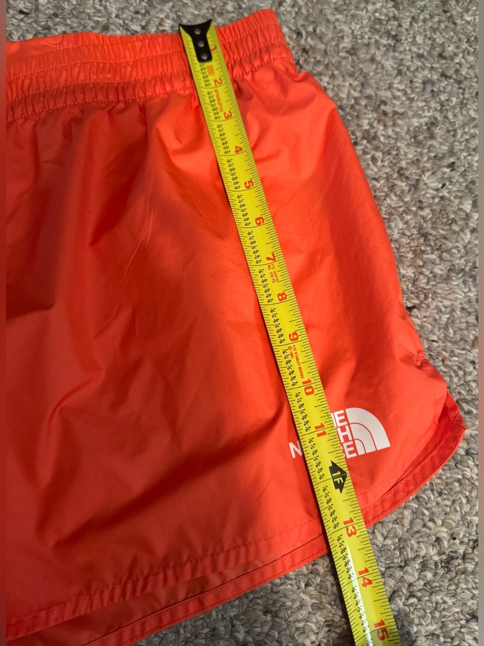 The North Face Radiant Orange Limitless Run Shorts - Picture 6 of 6